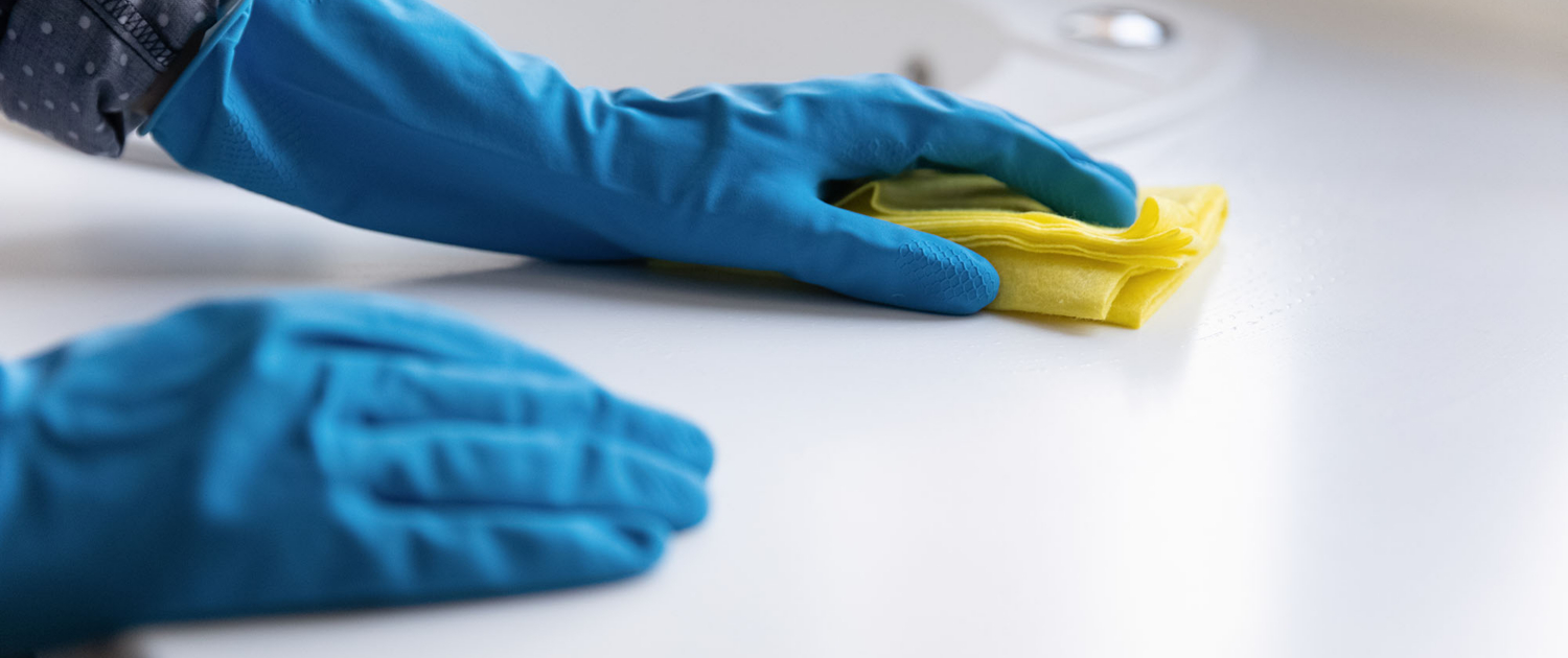Close Up View Of Medical Cleaning Services